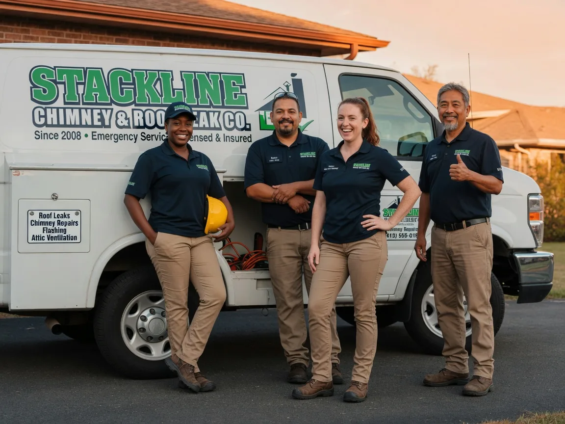 Chimney flashing repair company in Albany, IL